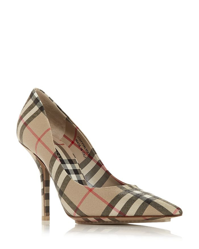 Women's Aubrey Vintage Check High Heel Pumps | Bloomingdale's (US)