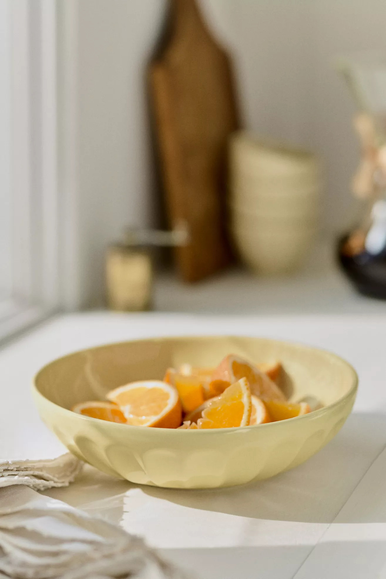 Amelie Latte Portuguese Stoneware Pasta Bowls, Set of 4 | Anthropologie (US)