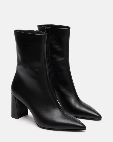 NICOLETTE BLACK LEATHER | Steve Madden (US)