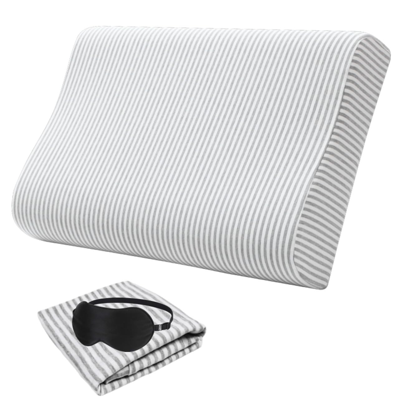 Pillow Cover for Memory Foam Pillow/Latex Pillow/Cervical Pillow,Replacement Pillow Case,Soft Cot... | Amazon (US)