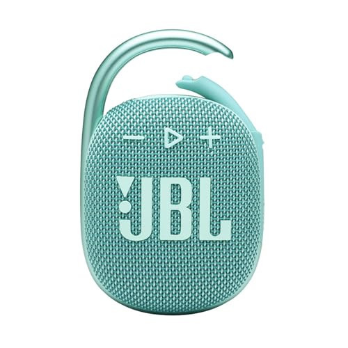 JBL Clip 4, Teal - Portable Bluetooth 5.1 Speaker - Up to 10 Hours of Play - Waterproof & Dust Resistant - Includes Noise & Echo-Canceling Speakerphone | Amazon (US)