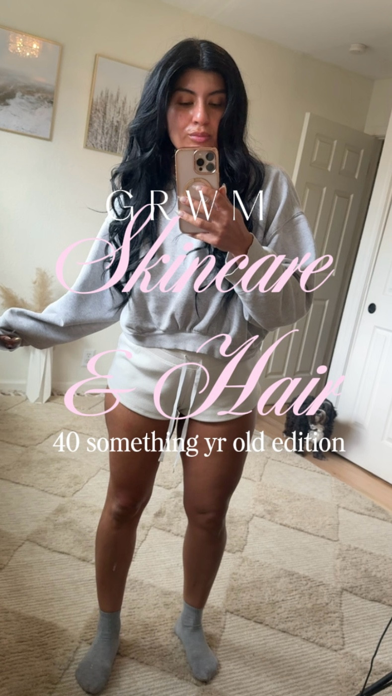 40 something GRWM with throwback energy.
Korean skincare, lots of collagen, soft curls, and a mini dance break because the glow up does not expire.
#grwmover40
#millenials #grownwomanglow #koreanskincare #morningroutine 

#LTKgrwm #LTKselfcare #LTKmorningroutine