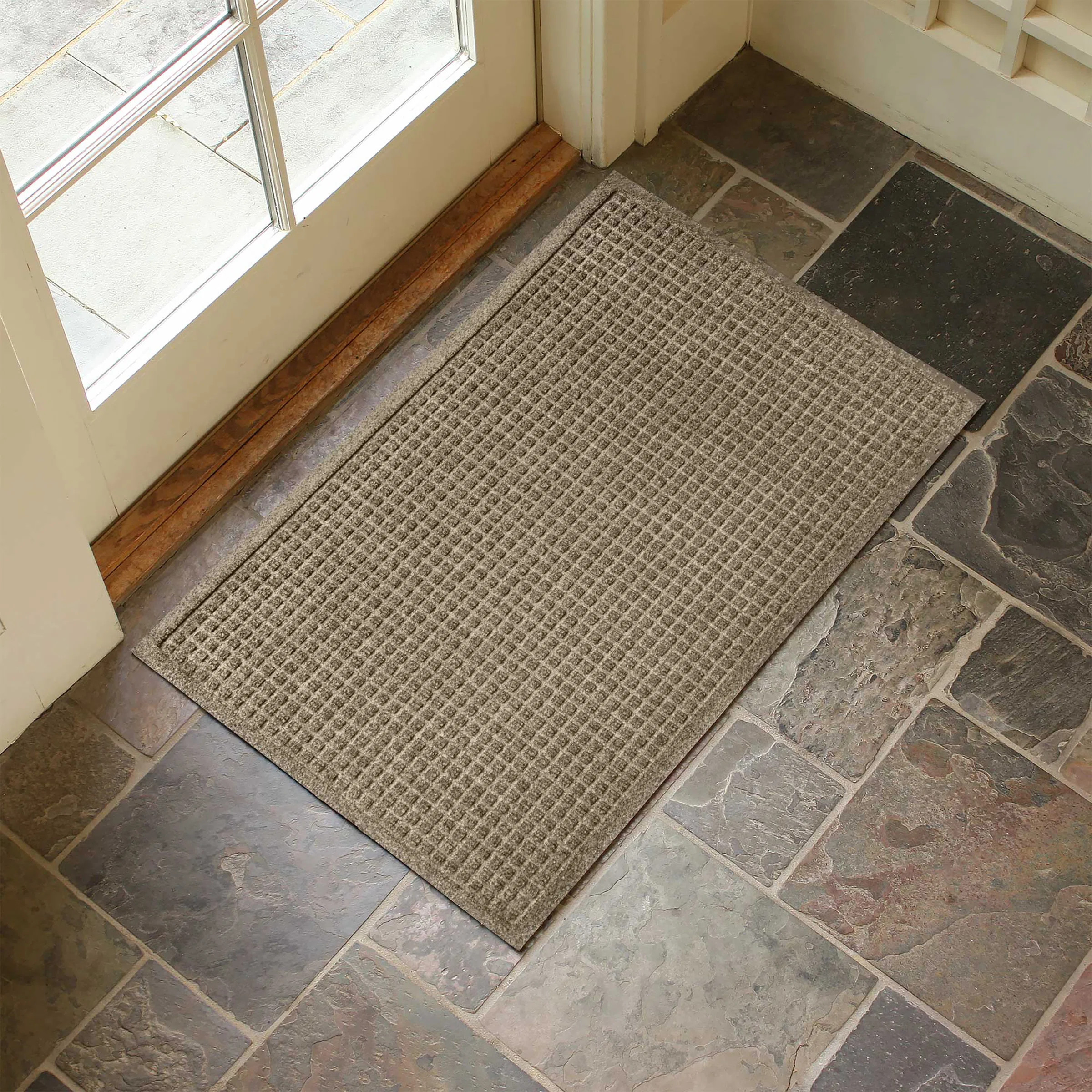 WaterHog Squares Indoor Outdoor Door Mat | Wayfair North America