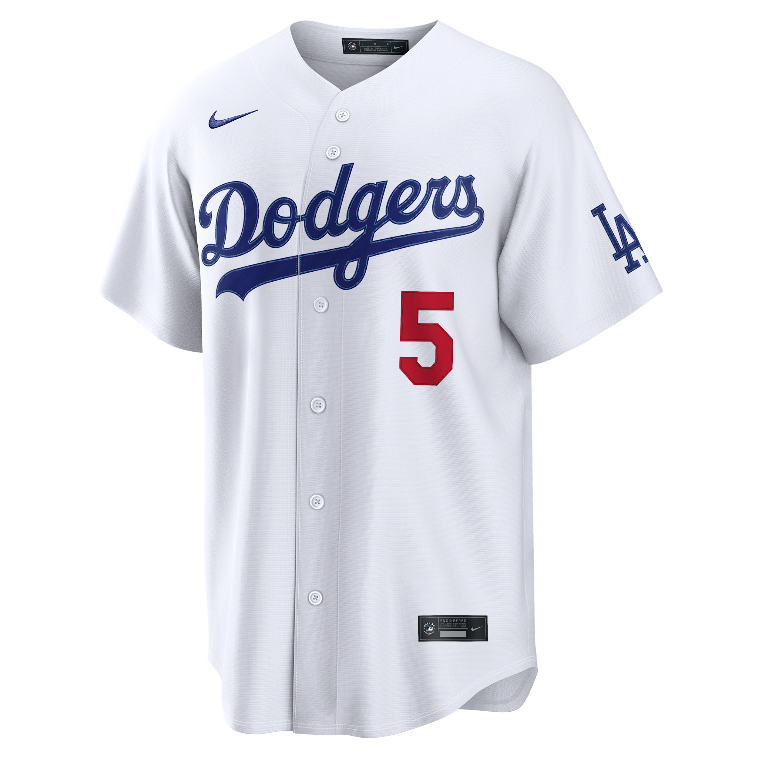 Freddie Freeman Los Angeles Dodgers Nike Men's MLB Stadium Jersey in White | RE26LDHOLD9-E4Y | Nike (US)
