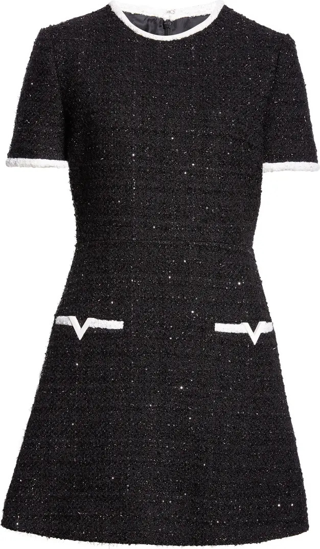 Metallic Tweed Minidress | Nordstrom