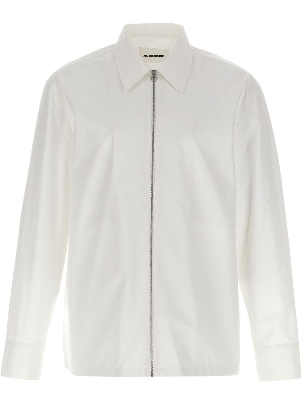 Jil Sander zip-up shirt - White | Farfetch Global