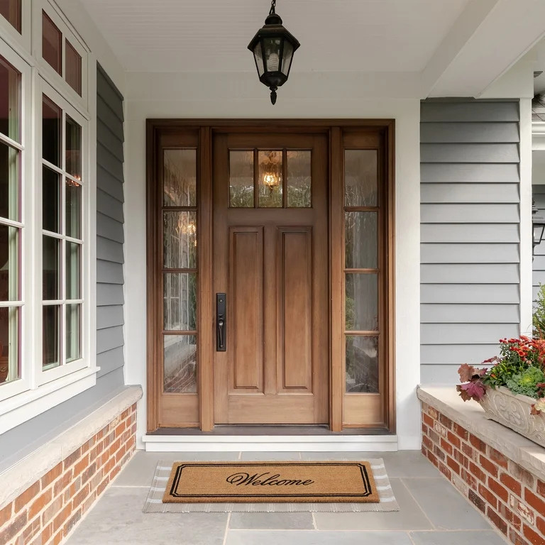 My Texas House Black Border Welcome Outdoor Coir Mat, 18" x 47" | Walmart (US)