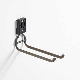 Garage— by Elfa Straight Hook Matte Grey | The Container Store