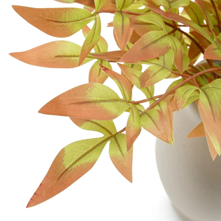 Better Homes & Gardens 11" Artificial Sumac Plant in Ceramic Vase | Walmart (US)