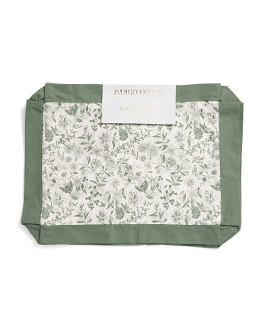Set Of 4 Sketchbook Floral Placemats | TJ Maxx