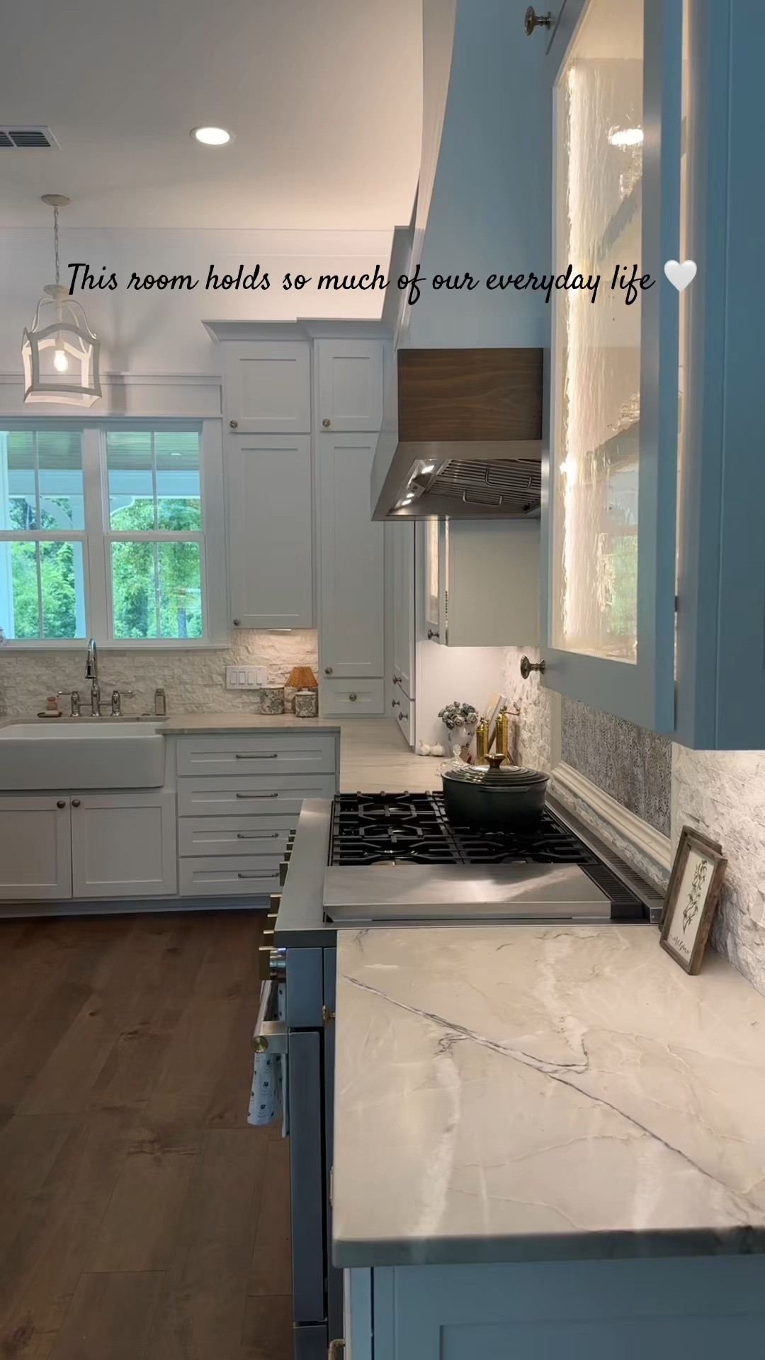 From slow mornings moving through the house to evenings gathered around the table, this kitchen has become the heart of it all. It’s where the rhythm of our days naturally comes together—meals being prepared, conversations flowing, and family dinners that linger a little longer than planned.  Cozy counter corners, lighting, appliances, plumbing fixtures  & more linked here 

There’s something about a space that holds both the ordinary and the meaningful that makes it feel even more special.

#dreamkitchen #kitchendesign #everydaymoments #newhome #cozyhome

#LTKHome #LTKfoodie #LTKvlog