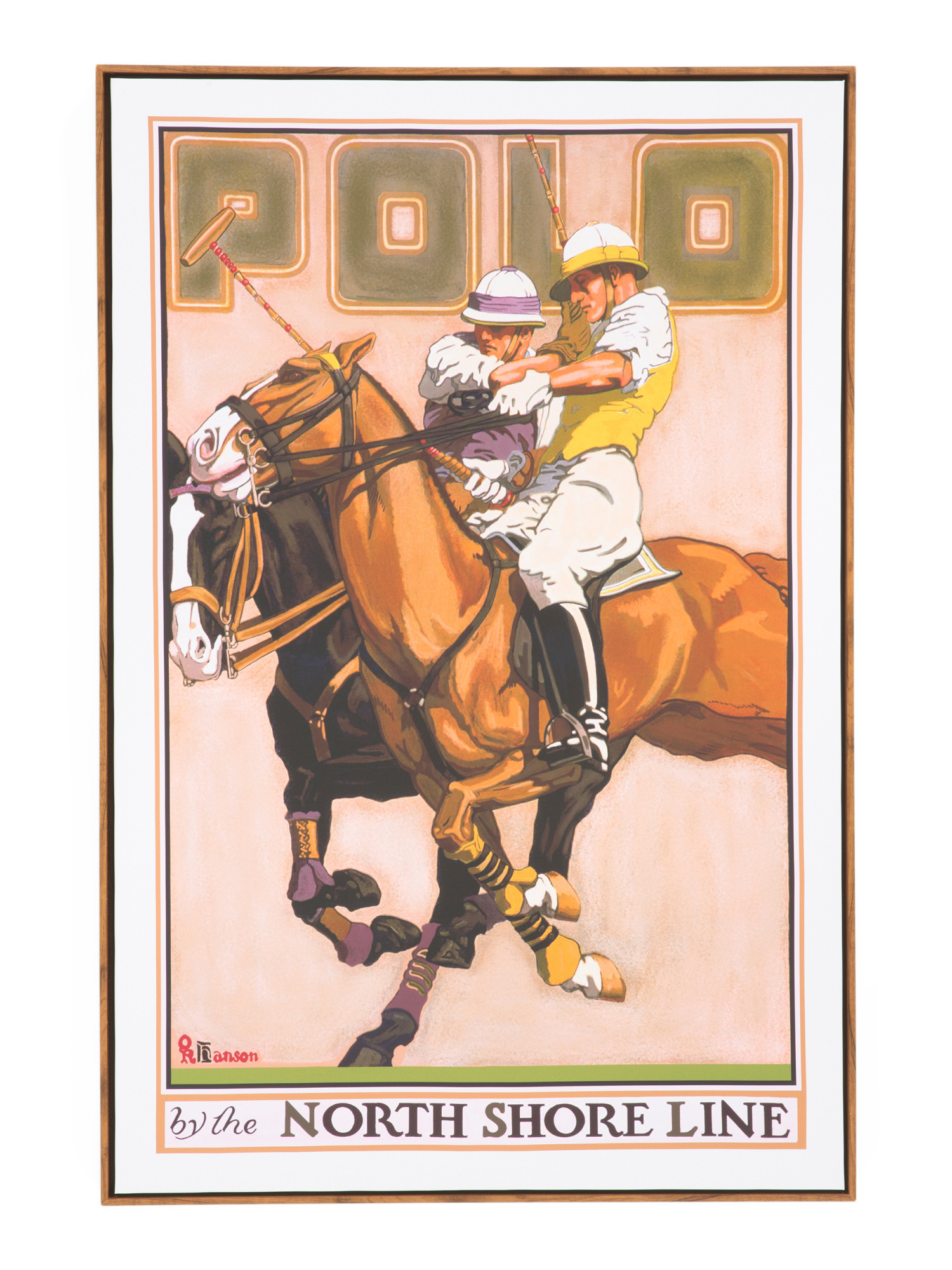 24x36 Polo Match Wall Art | Home | Marshalls | Marshalls