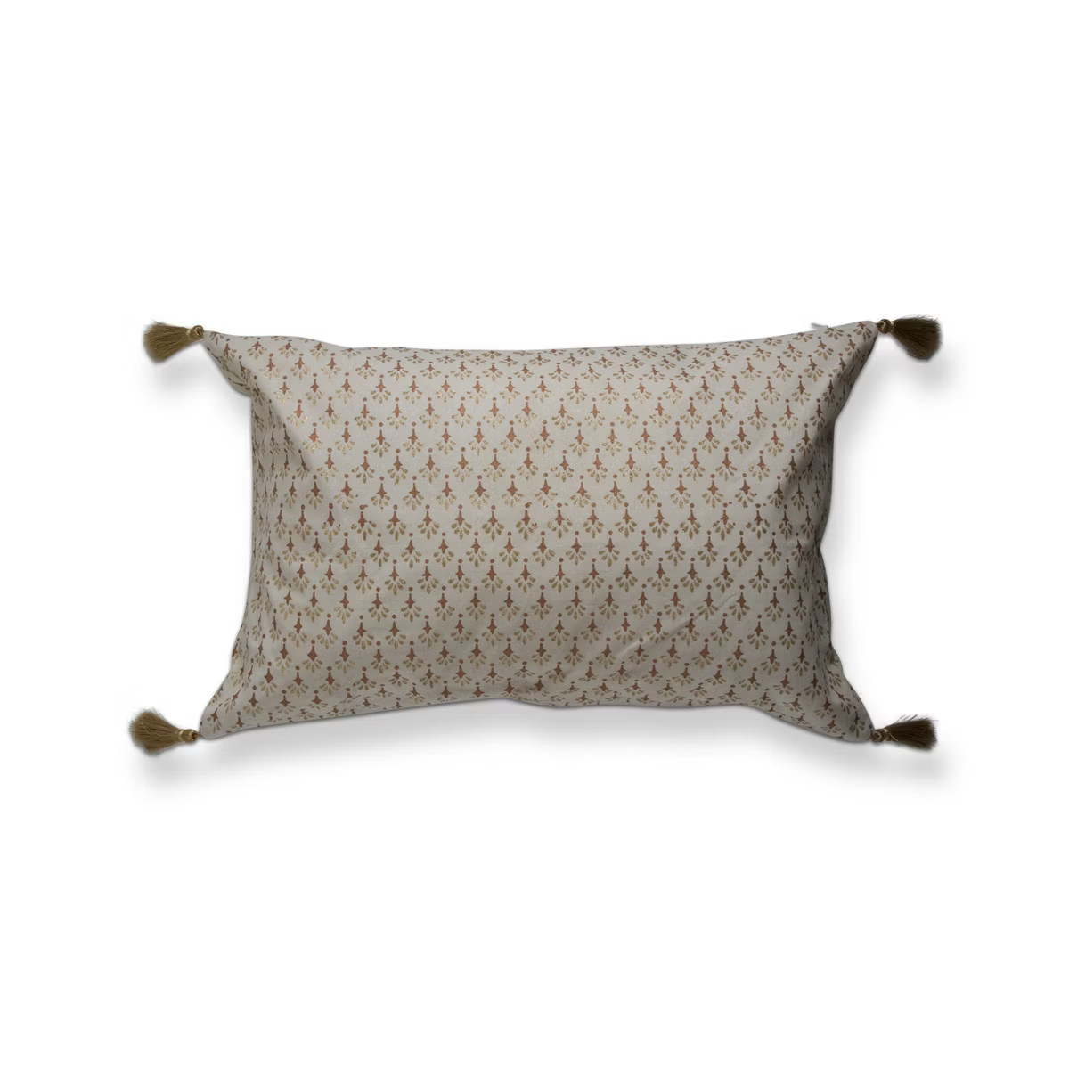 tagltd 16'' x 24'' Lotus Blck Print Lumbar Pillow | Target