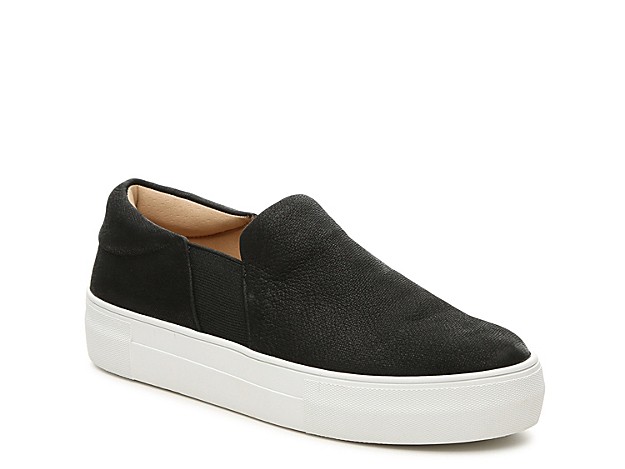 Vince Camuto Kaylinn Slip-On Sneaker - Women's - Black Leather | DSW