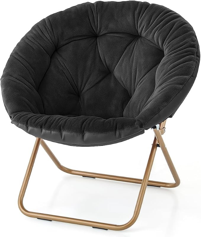 Magshion Saucer Chair for Adults, Comfy Living Room Lounge Chair for Bedroom Corner, Dorm, Apartm... | Amazon (US)