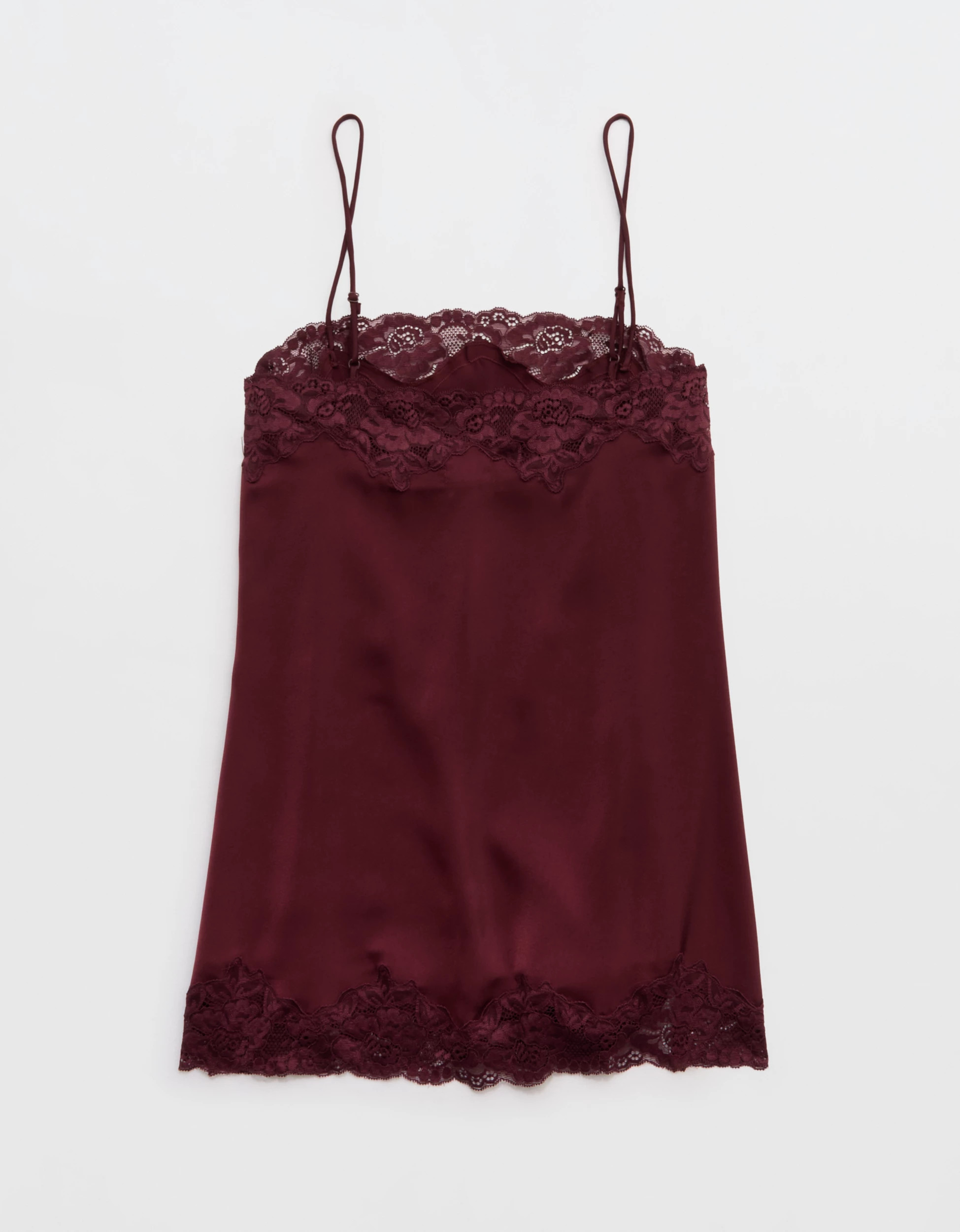 OVERSLEPT by Aerie Liquid Satin Tunic Tank | Aerie