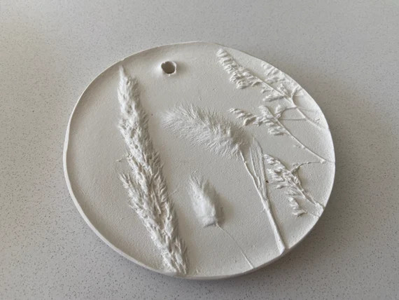 Botanical plaster cast, botanical art, hanging, | Etsy (US)