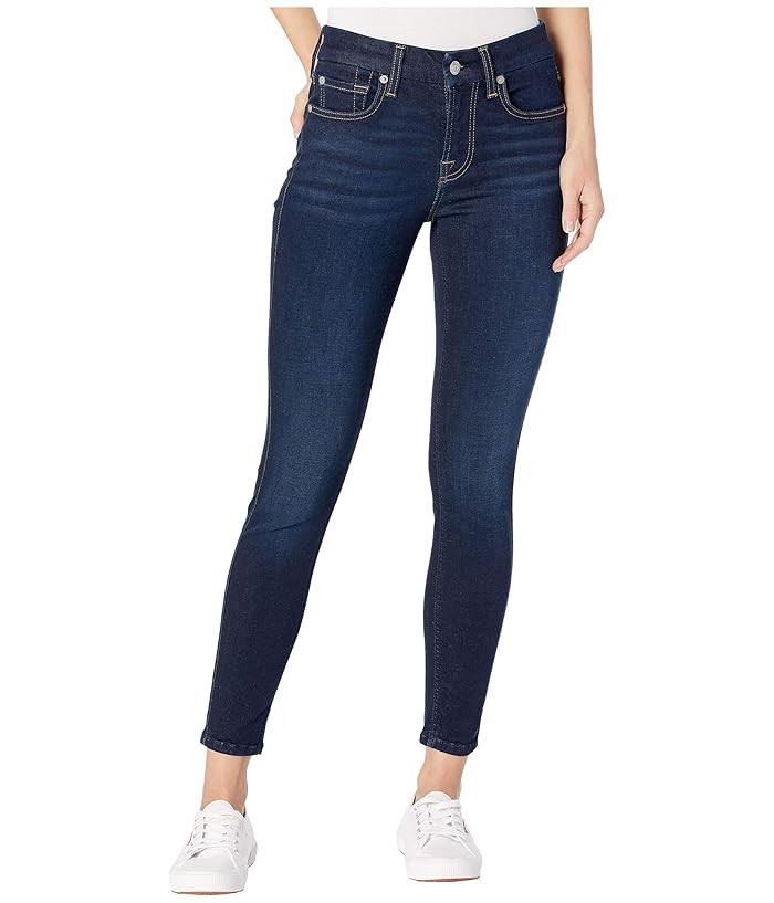 7 For All Mankind The Ankle Skinny in Slim Illusion Tried True (Slim Illusion Tried & True) Women's  | Zappos