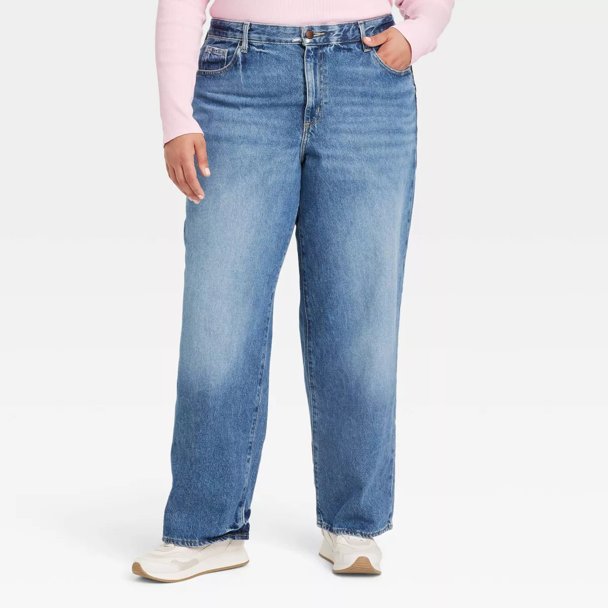 Women's Mid-Rise 90's Baggy Jeans - Universal Thread™ Medium Wash 24 | Target