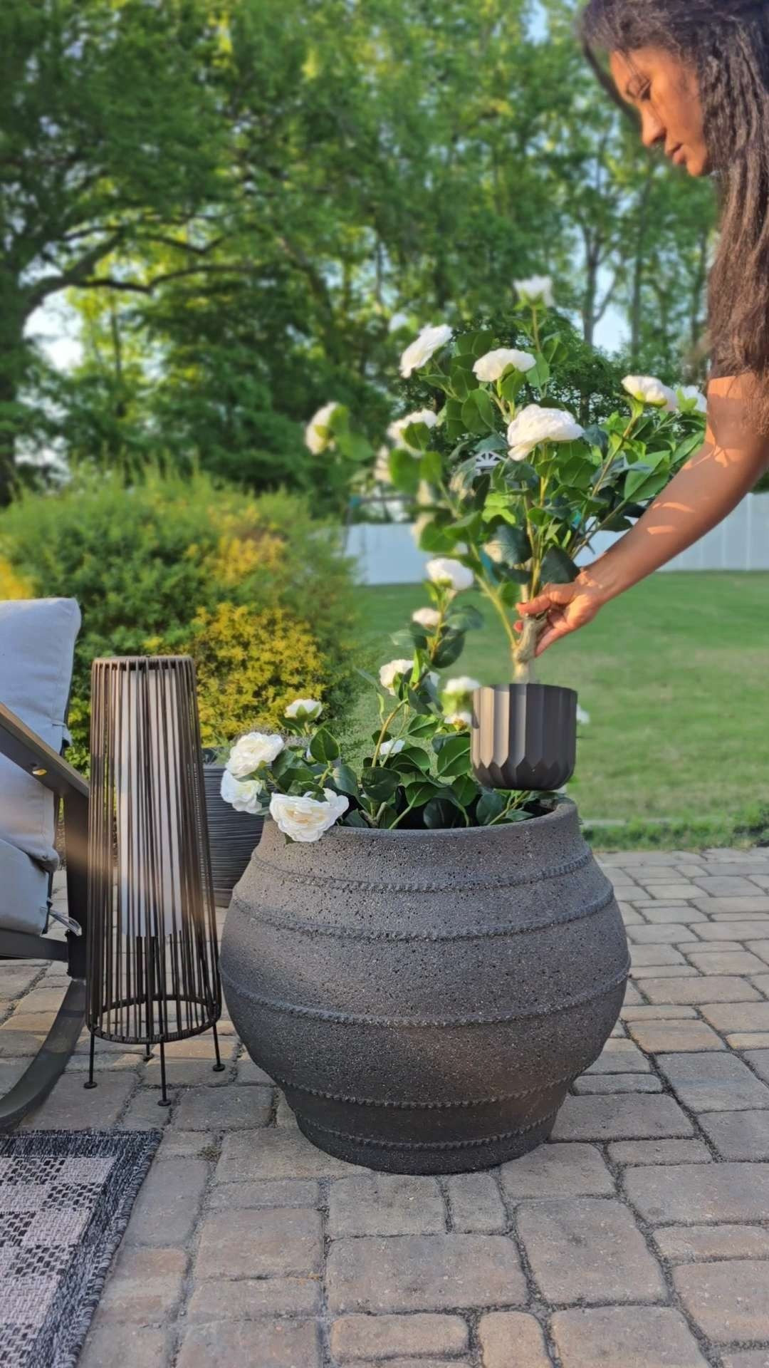 Faux outdoor plants that look amazing? yes pls!  

 #LTKdayinmylife #LTKHome #LTKSaleAlert