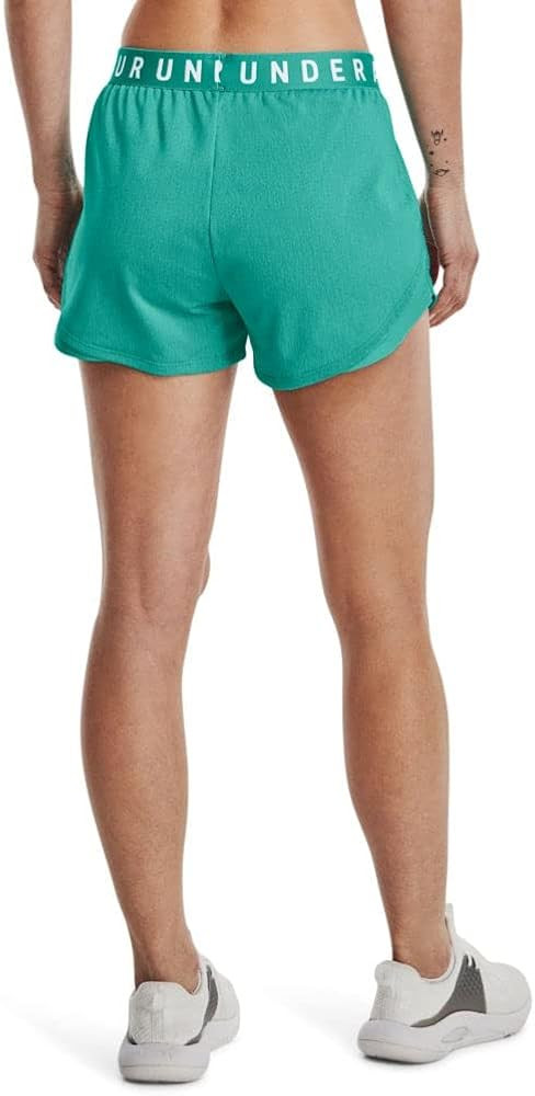 Under Armour Women's Play Up Twist Shorts 3.0 , Neptune (369)/White , Small | Amazon (US)
