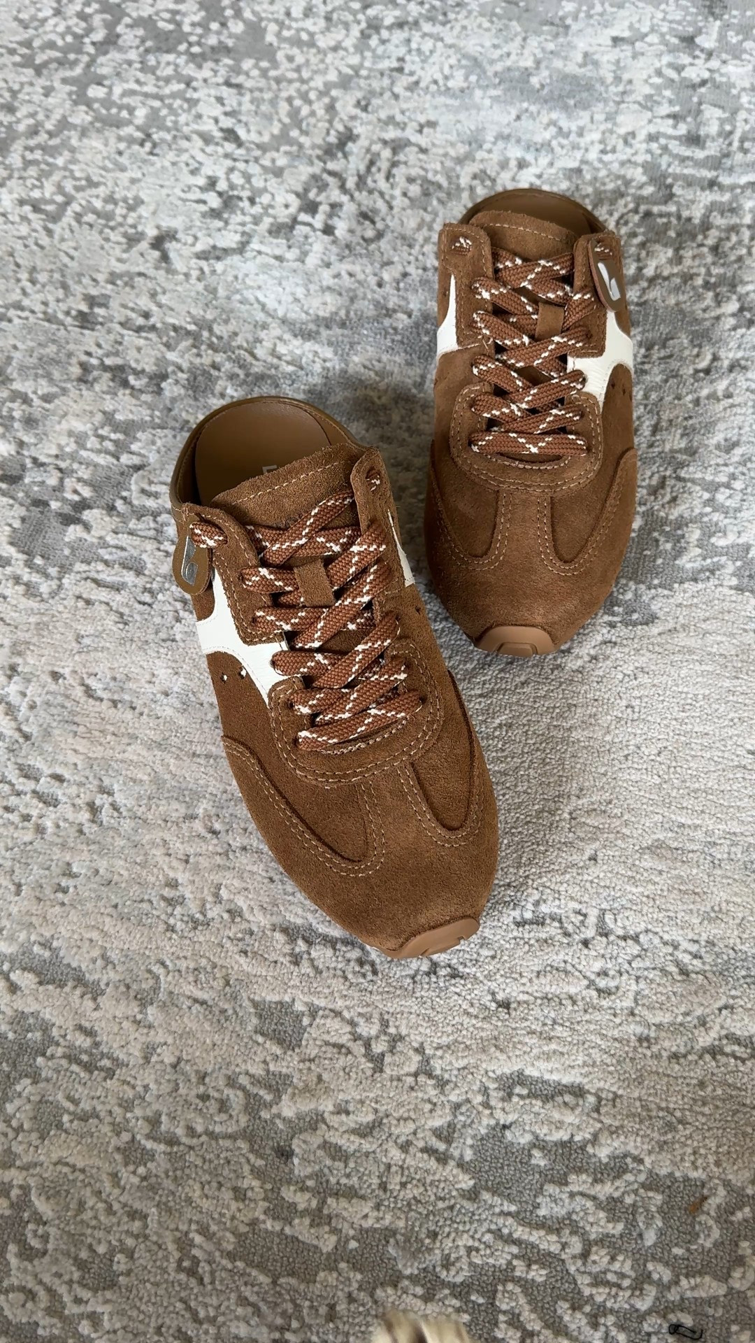 Fall shoes. Fall sneakers. Brown sneakers. Suede sneakers. 
Linking the traditional sneaker version of these shoes which also come with lighter laces too. 
True to size. 30% off at a couple of retailers linked  

#LTKStyleTip #LTKShoeCrush #LTKOver40