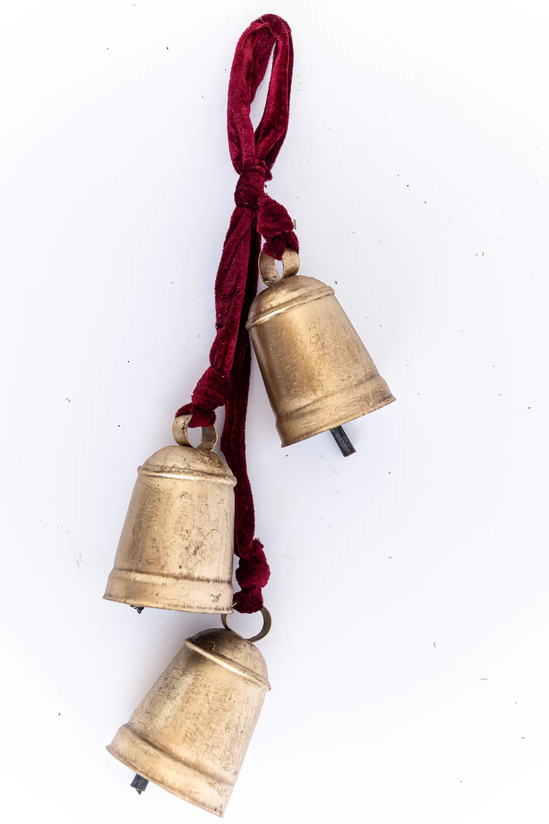 Burnt Gold Three Bell Hanger | Joyfully Said Signs LLC