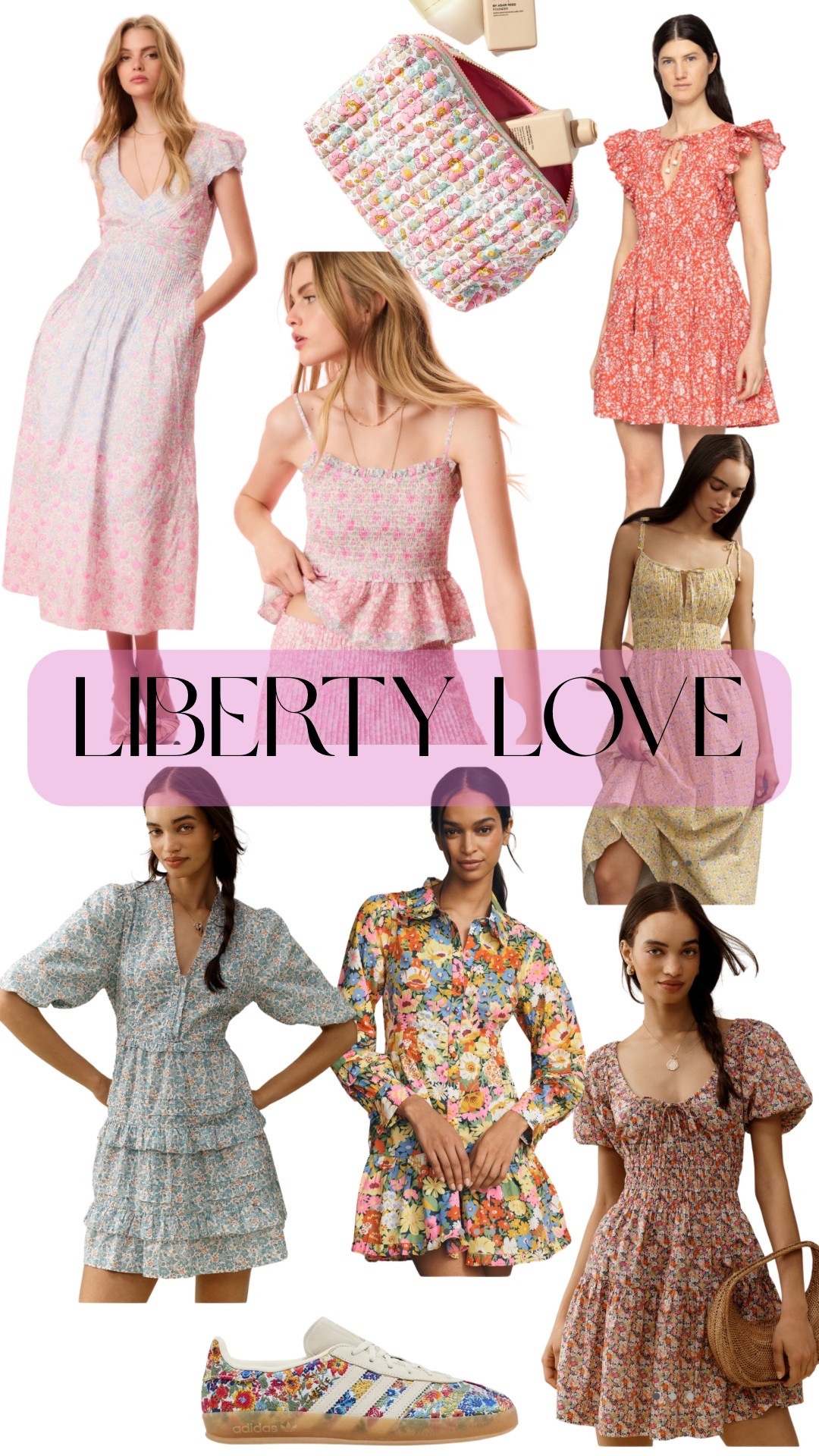 I love a Liberty London floral, so I thought I’d link a few of the pretty pieces currently available from some of my favorite labels. #libertylondon #anthropologie #adidas #loveshackfancy

#LTKSeasonal #LTKSaleAlert #LTKStyleTip