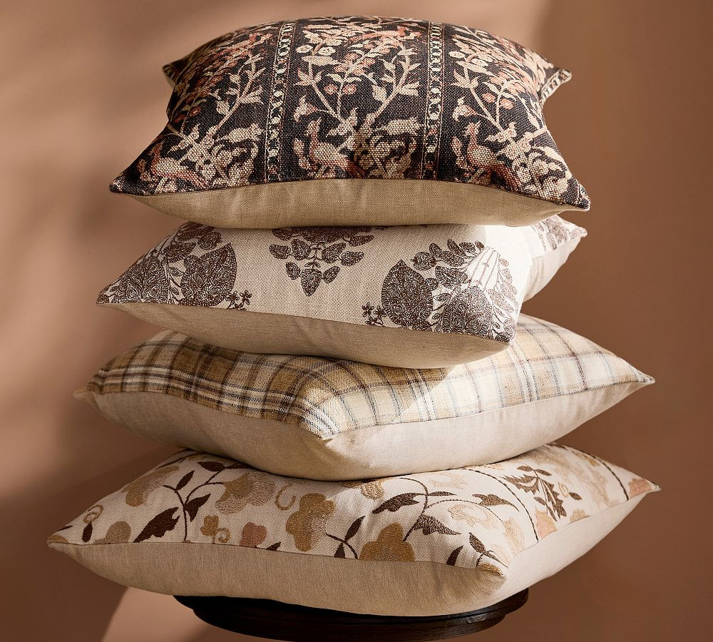 Abbey Printed Pillow Cover | Pottery Barn (US)