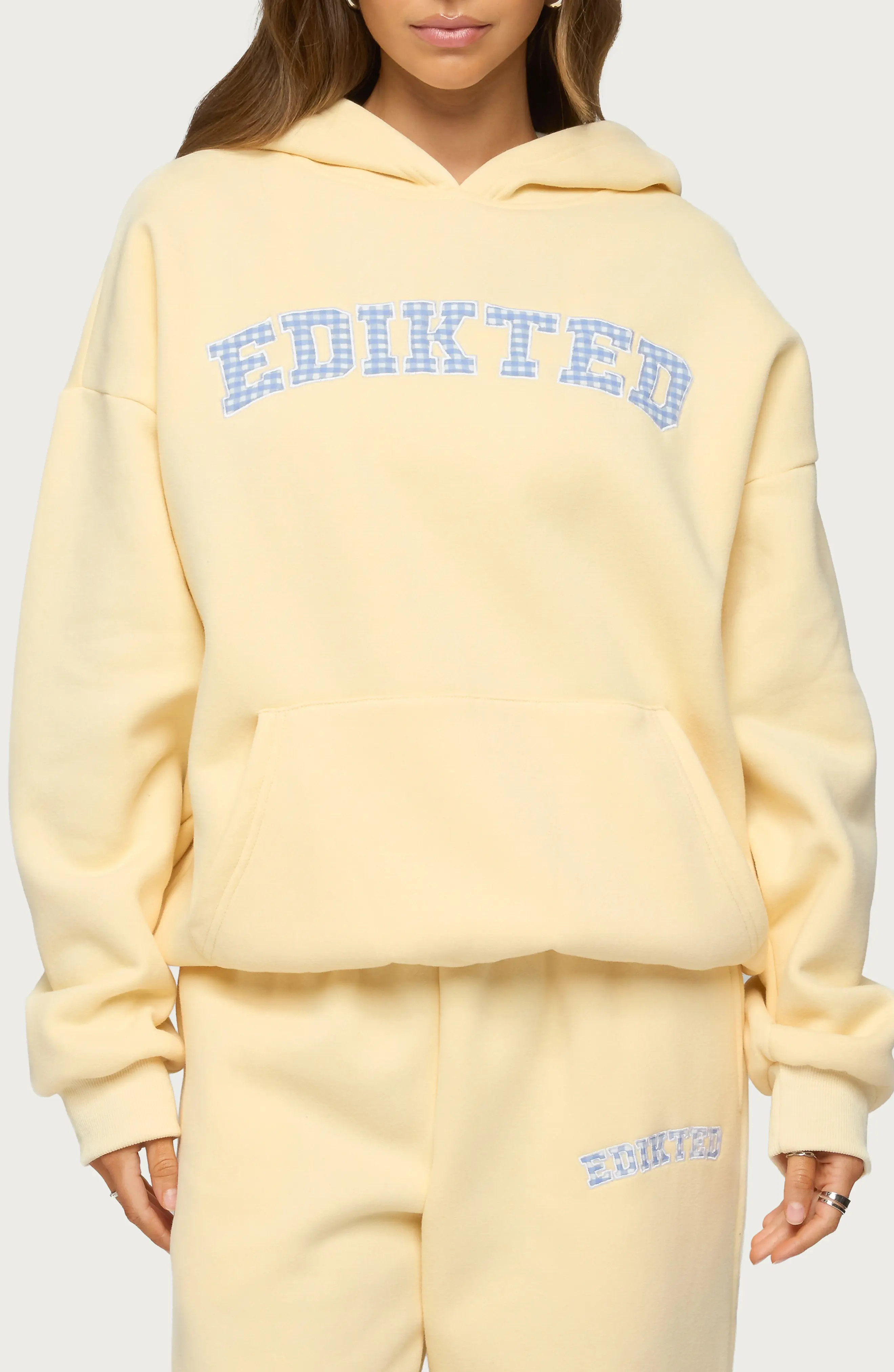 EDIKTED Lover Oversize Cotton Blend Hoodie (Women) | Nordstrom | Nordstrom