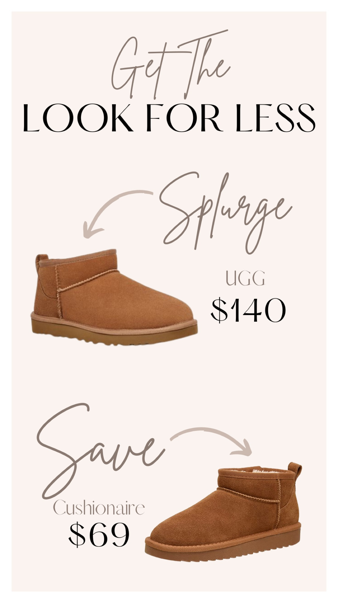 Looks for less, dupes, ugg ultra mini dupe, bargain finds, womens gift guide 

#LTKsalealert #LTKGiftGuide #LTKunder50