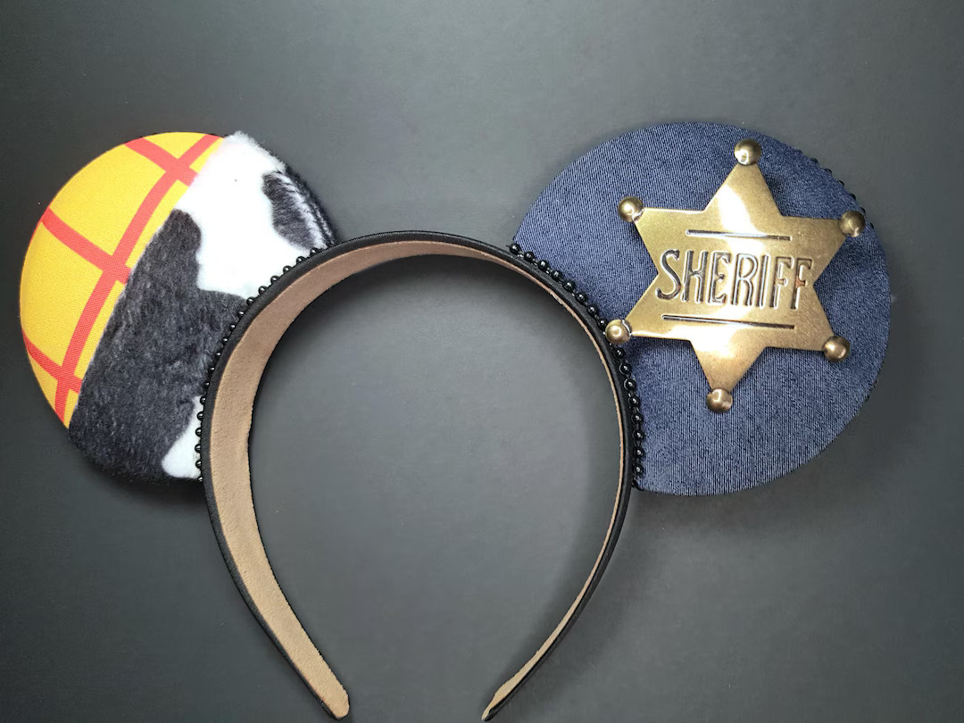 Toy Story Mickey Ears, Woody Mickey Ears, Mickey Ears for Men, Mickey Ears for Boys, Mickey Ears ... | Etsy (US)