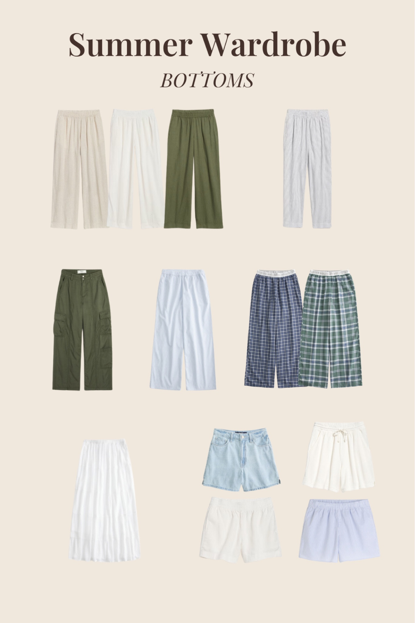 Favorite bottoms for the summer! 

#LTKSummerSales #LTKStyleTip #LTKSeasonal