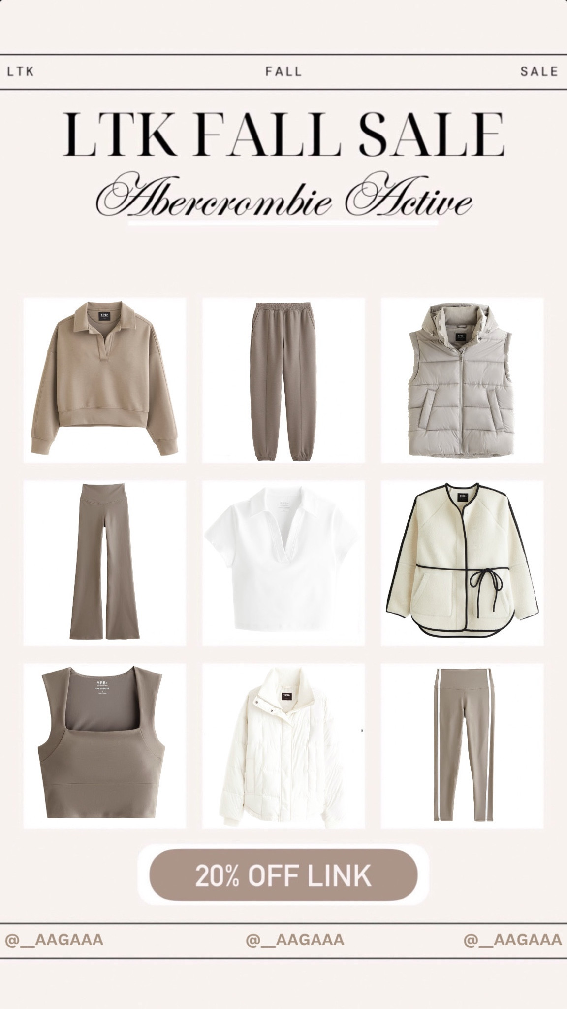 20% off Abercrombie activewear 🤎🍂

#LTKfindsunder50 #LTKsalealert #LTKstyletip