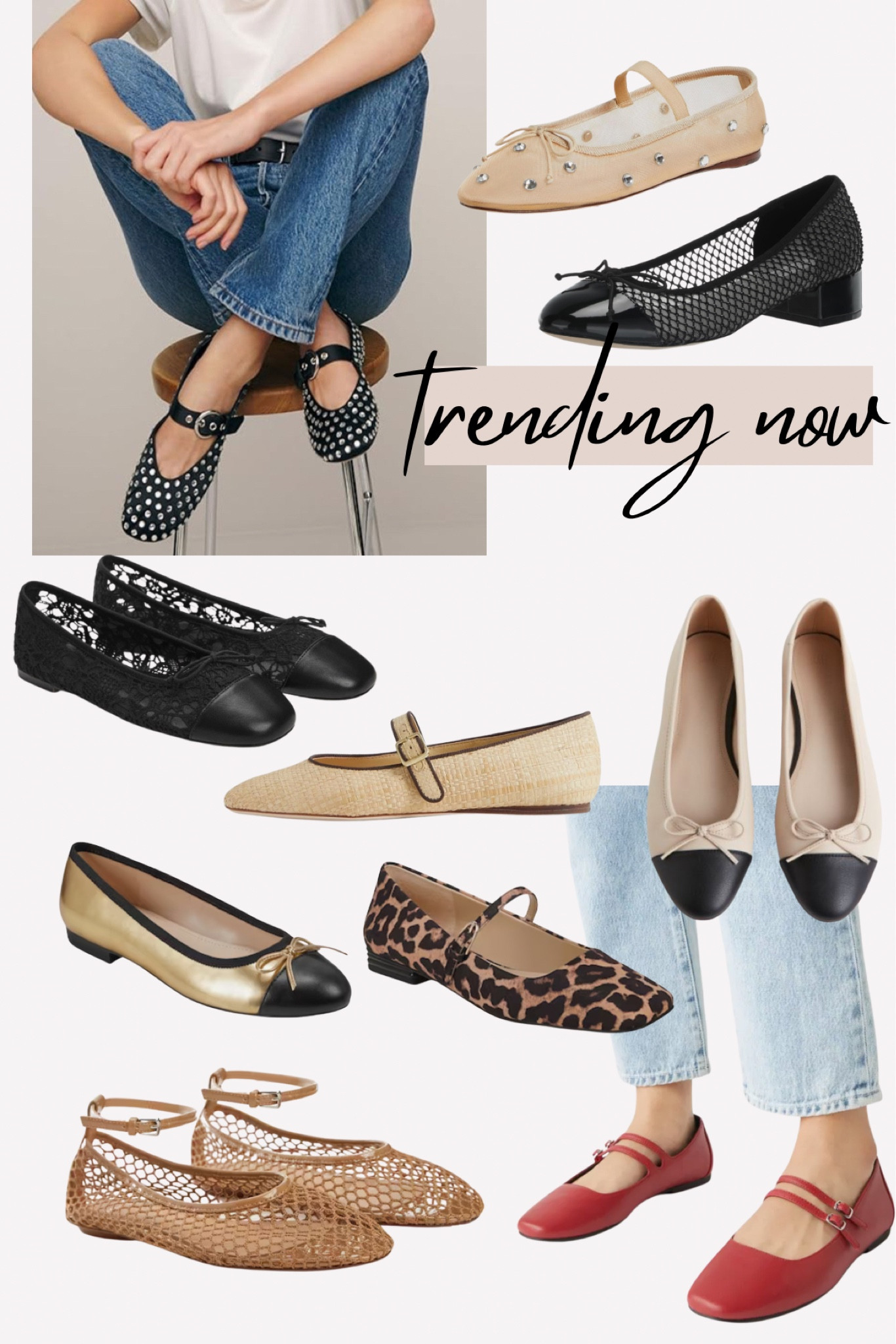Trending now ballet flats 


#LTKfindsunder50 #LTKfindsunder100 #LTKshoecrush