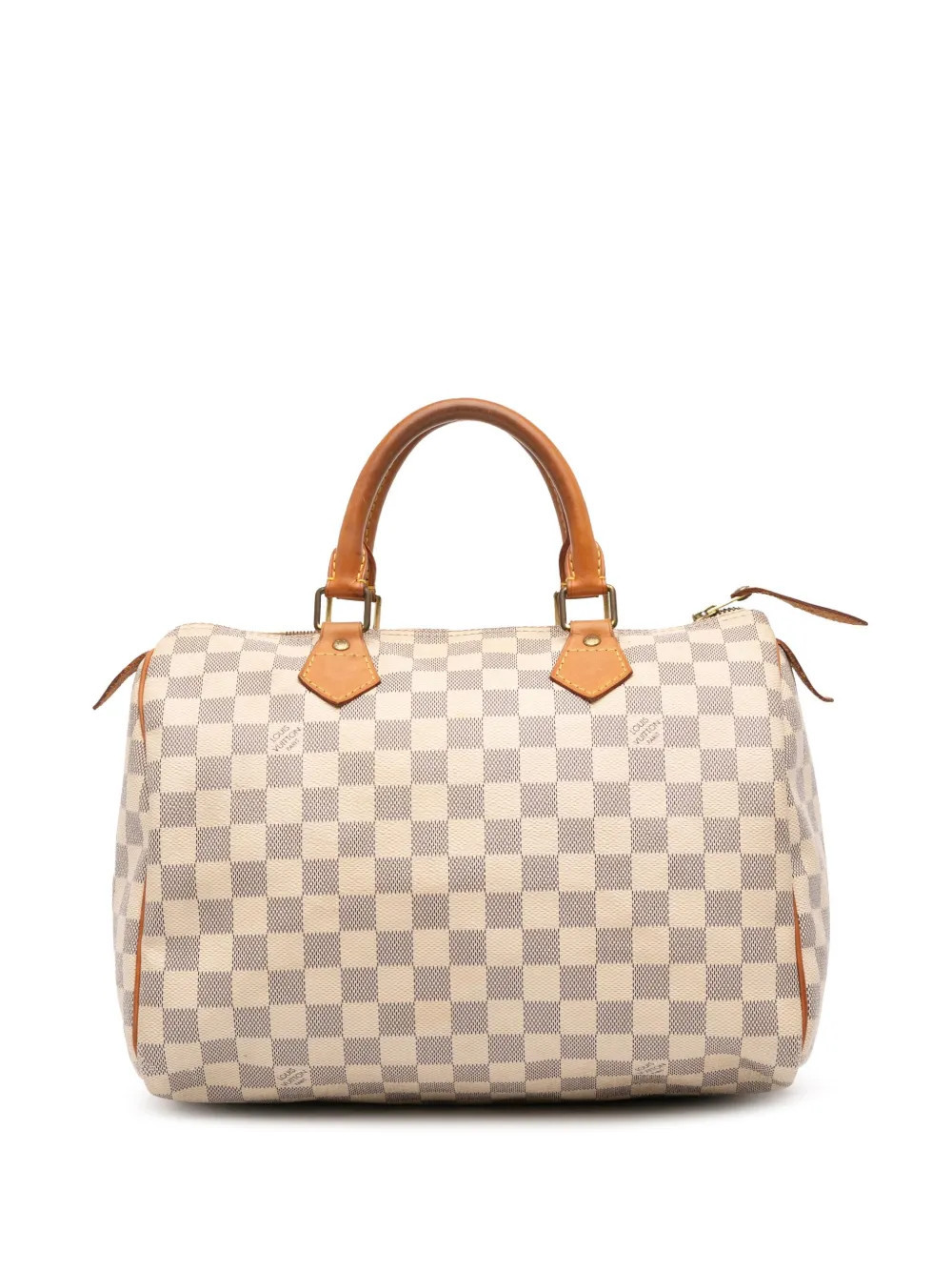Louis Vuitton Pre-Owned 2011 Damier Azur Speedy 30 boston bag - White | Farfetch Global