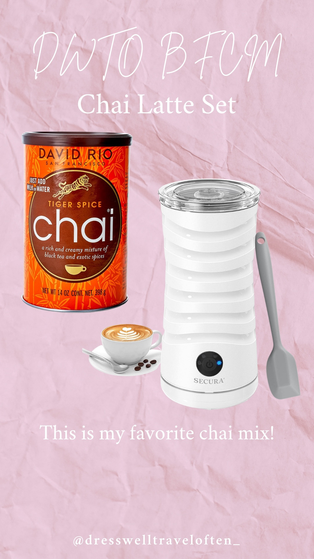 Amazon home finds | chai latte | espresso set 

I use this frother for my chai lattes - makes a good white elephant gift! 



#LTKCyberWeek #LTKGiftGuide #LTKHome