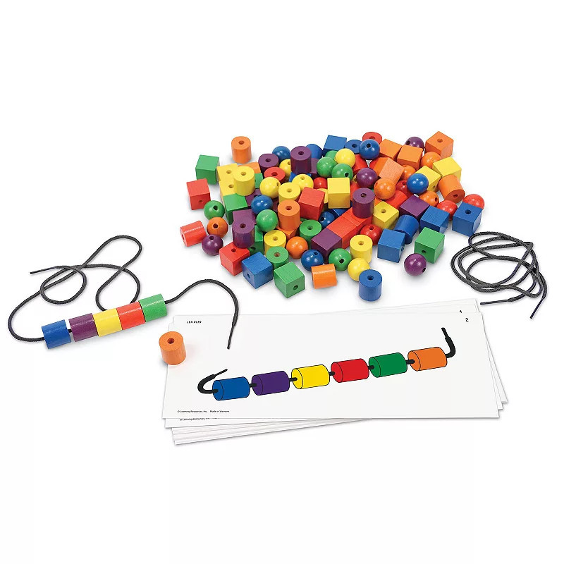 Learning Resources Beads & Pattern Card Set, Multi | Kohl's