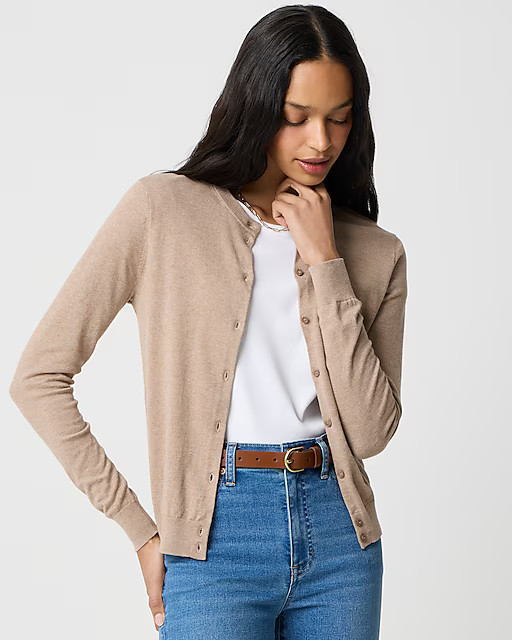 Classic cotton cardigan sweater | J.Crew Factory
