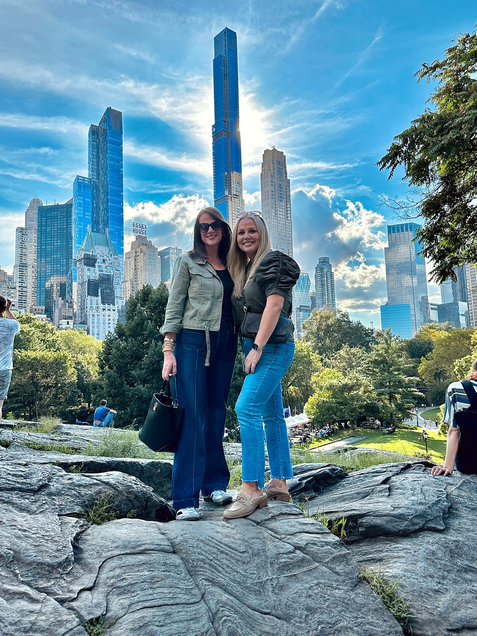 The one picture we got in Central Park together! I got so many compliments on my puffy sleeve top. It looked cute with jeans but you could totally dress it up! It’s a t-shirt material with satiny puff sleeves! And these shoes 🥰🥰🥰 walked all over NY in cute shoes! Totally a first for me! I loved them!! Gonna try to link what I can of my sisters outfit too! 

#LTKtravel #LTKstyletip #LTKover40