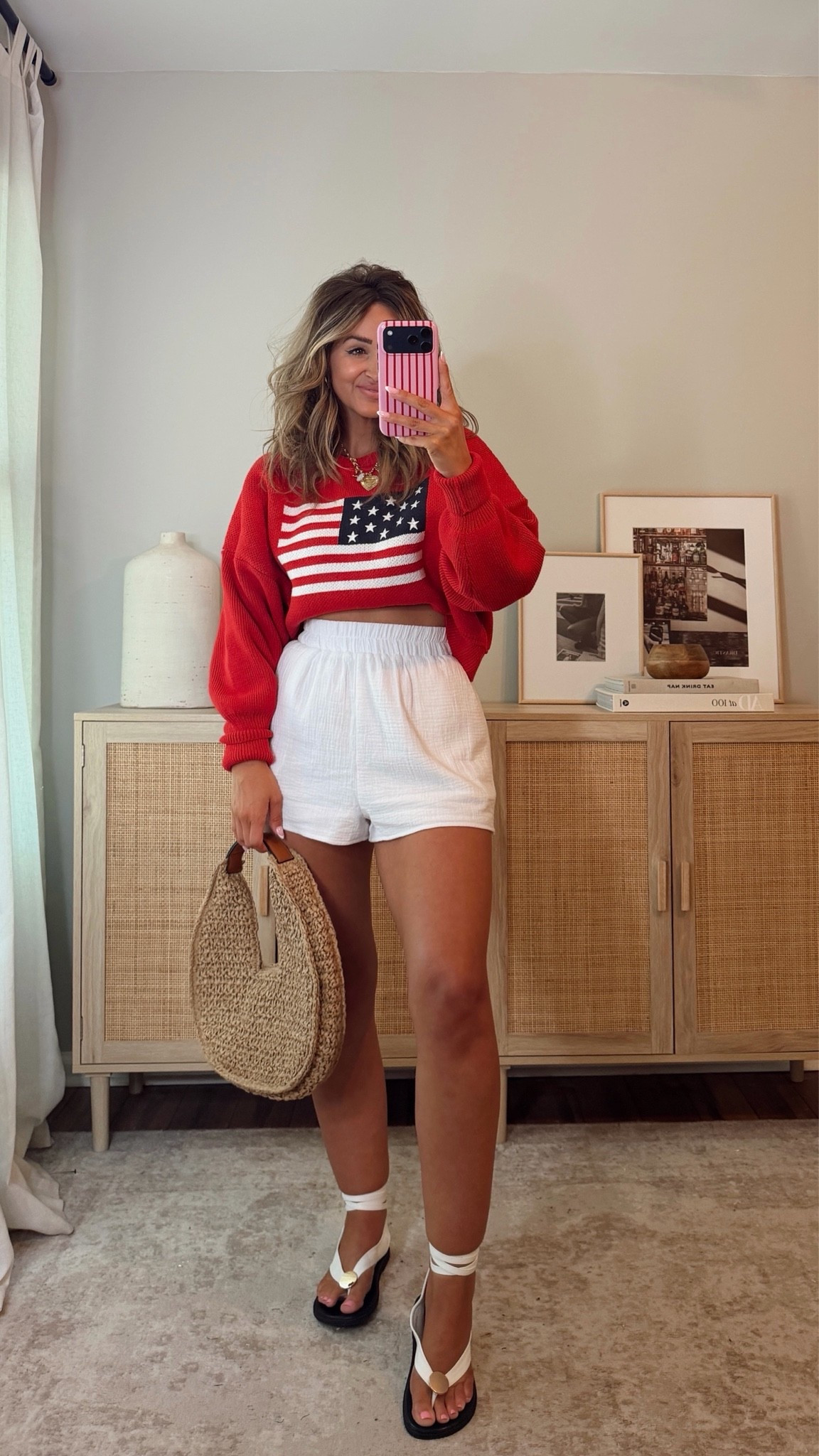 40% off with LEANN40, if expired use code LEANN35 americana inspired outfit!! size M in both, shorts run big i could of done a size S. summer outfit, 4th of july, memorial day @VICI

#LTKootd