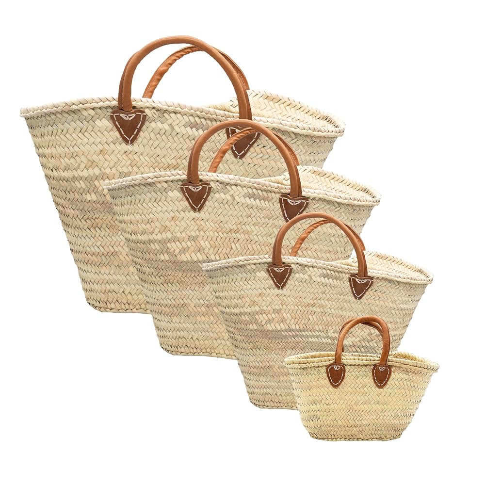 French basket, small straw bag, Bridal Party, wedding tote bag, Bridesmaid gifts, wicker basket w... | Amazon (US)