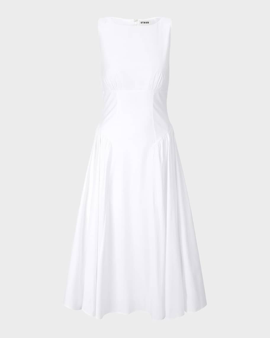Gwen Drop-Waist Midi Dress | Neiman Marcus