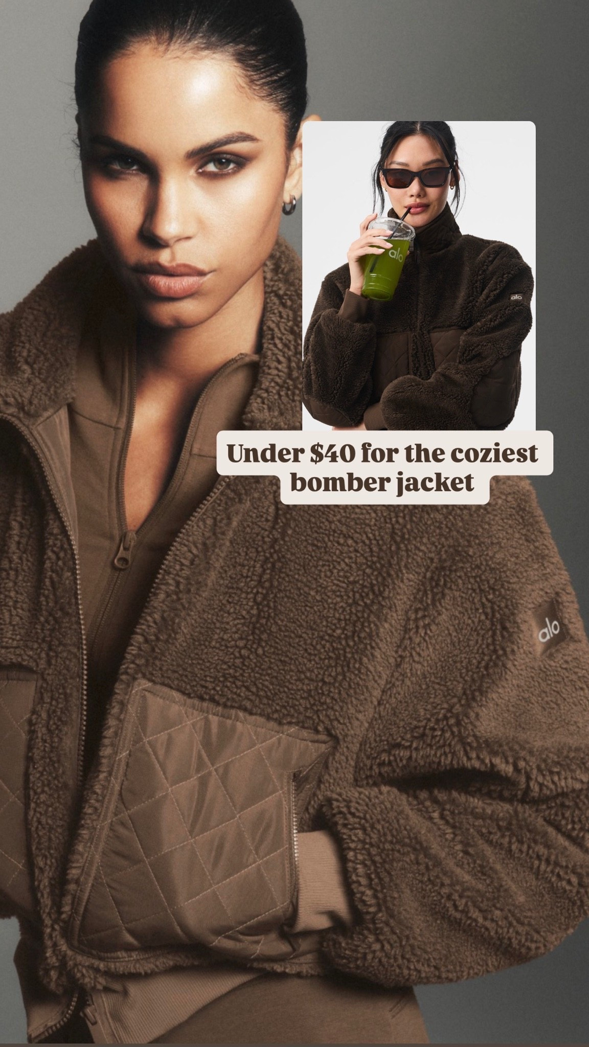 Sherpa bomber 
Trending
Alo yoga

#LTKootd