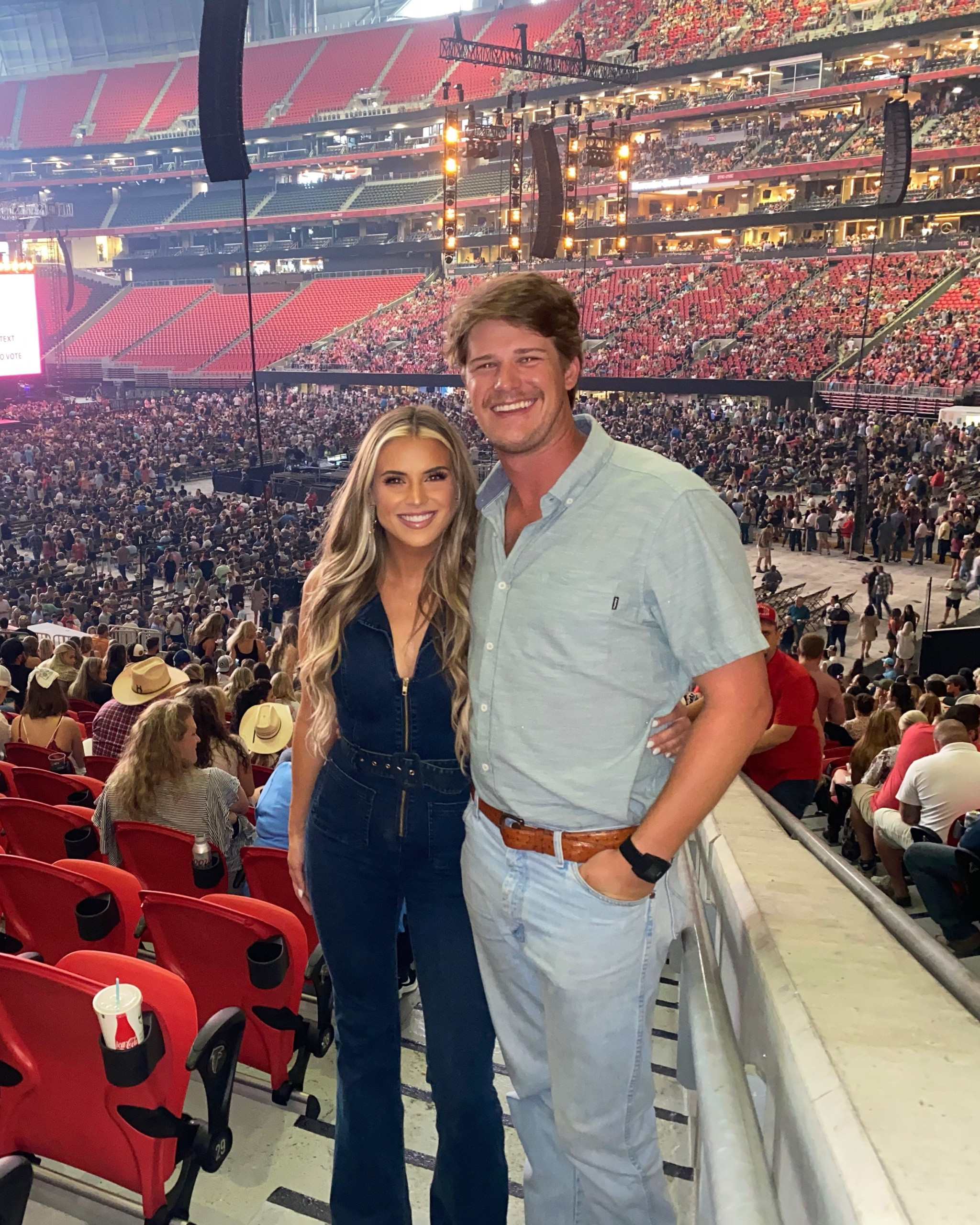 Luke Combs Concert round 1! Loved this Show Me Your Mumu romper! Was so flattering and fit like a glove!

#LTKfit