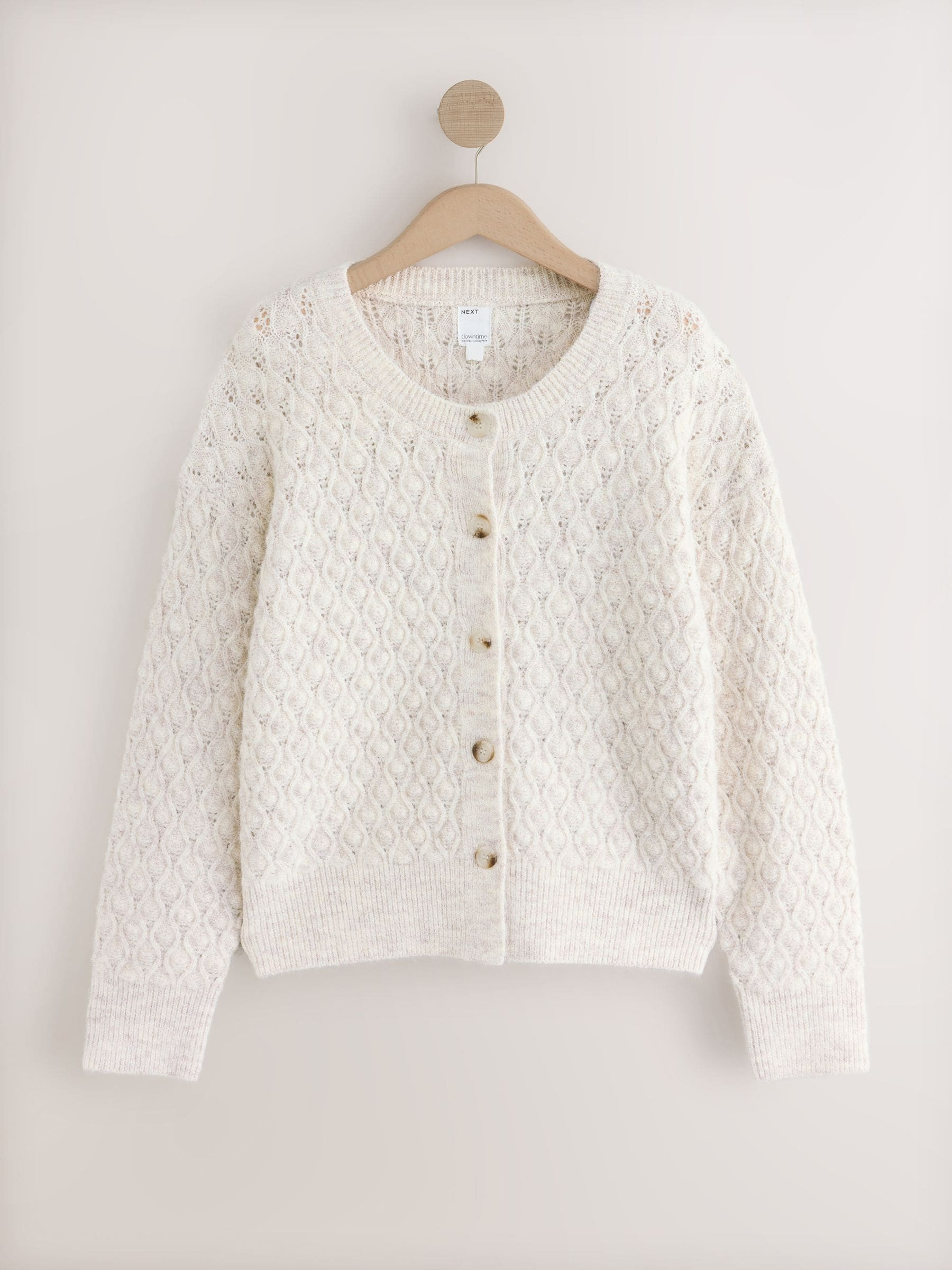 Next Cream Knitted Cardigan | Next US