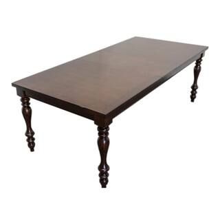 Best Master Furniture Boleslava Extendable 72 in. or 90 in. Walnut Rectangular Dining Table-D1881... | The Home Depot