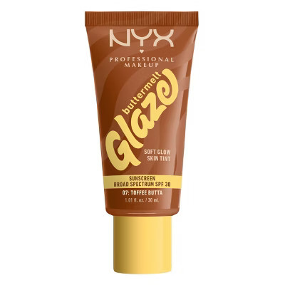 NYX Professional Makeup Buttermelt Glaze Skin Tint with SPF 30 - Toffee Butta - 1.01 fl oz | Target