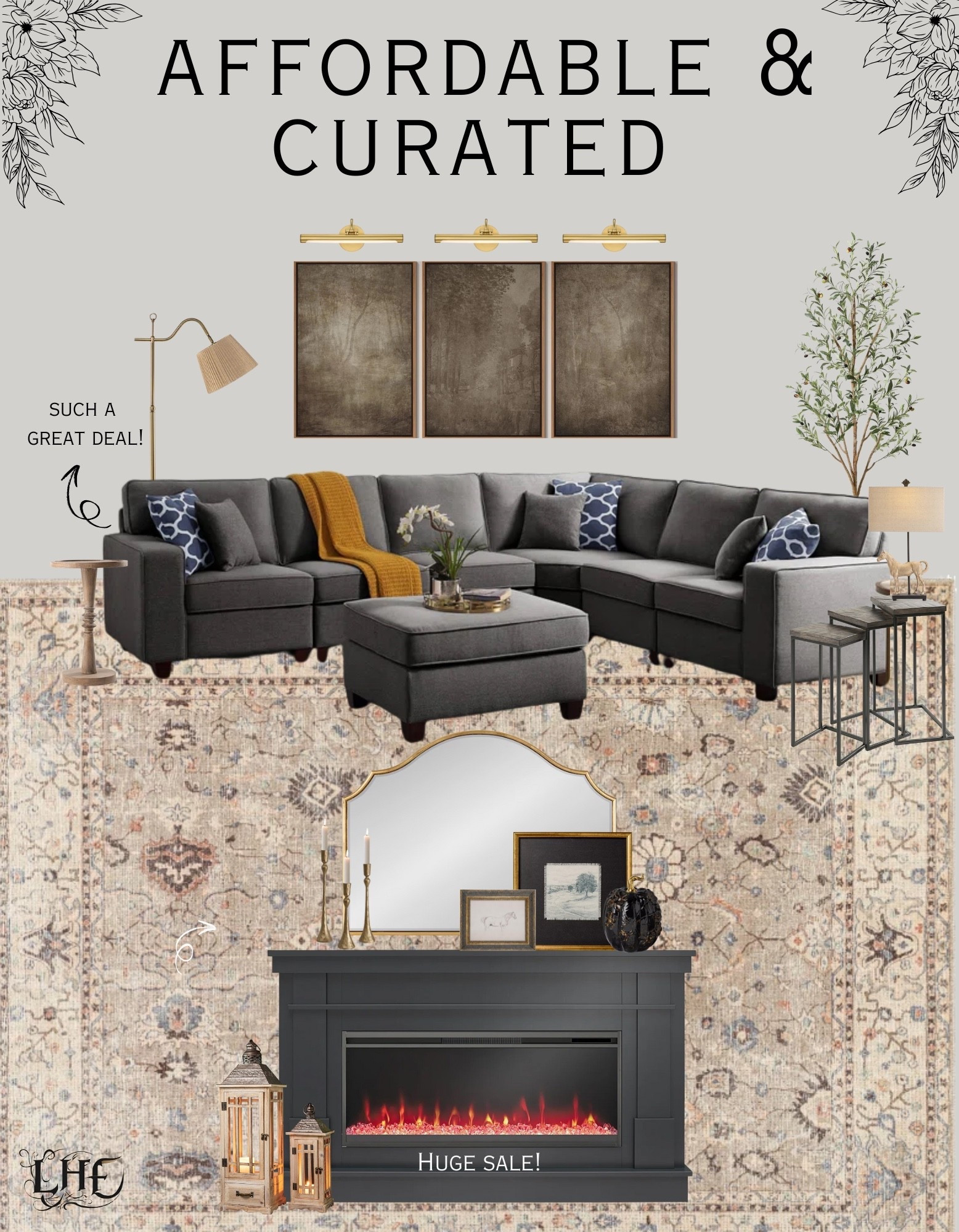 Now is the time to get fireplaces for cozy season! 😍 shop by clicking the thumbnails below! Living room, sectional sofa, couch, affordable couch, affordable sofa, affordable furniture, affordable living room, affordable and curated, wall art, wall decor, accent table, nesting tables, floor lamp, area rug, living room rug, olive tree, table lamp, mantle decor, fireplace decor, fireplace, cozy season, modern farmhouse living room, farmhouse living roomm

#LTKStyleTip #LTKHome #LTKSaleAlert
