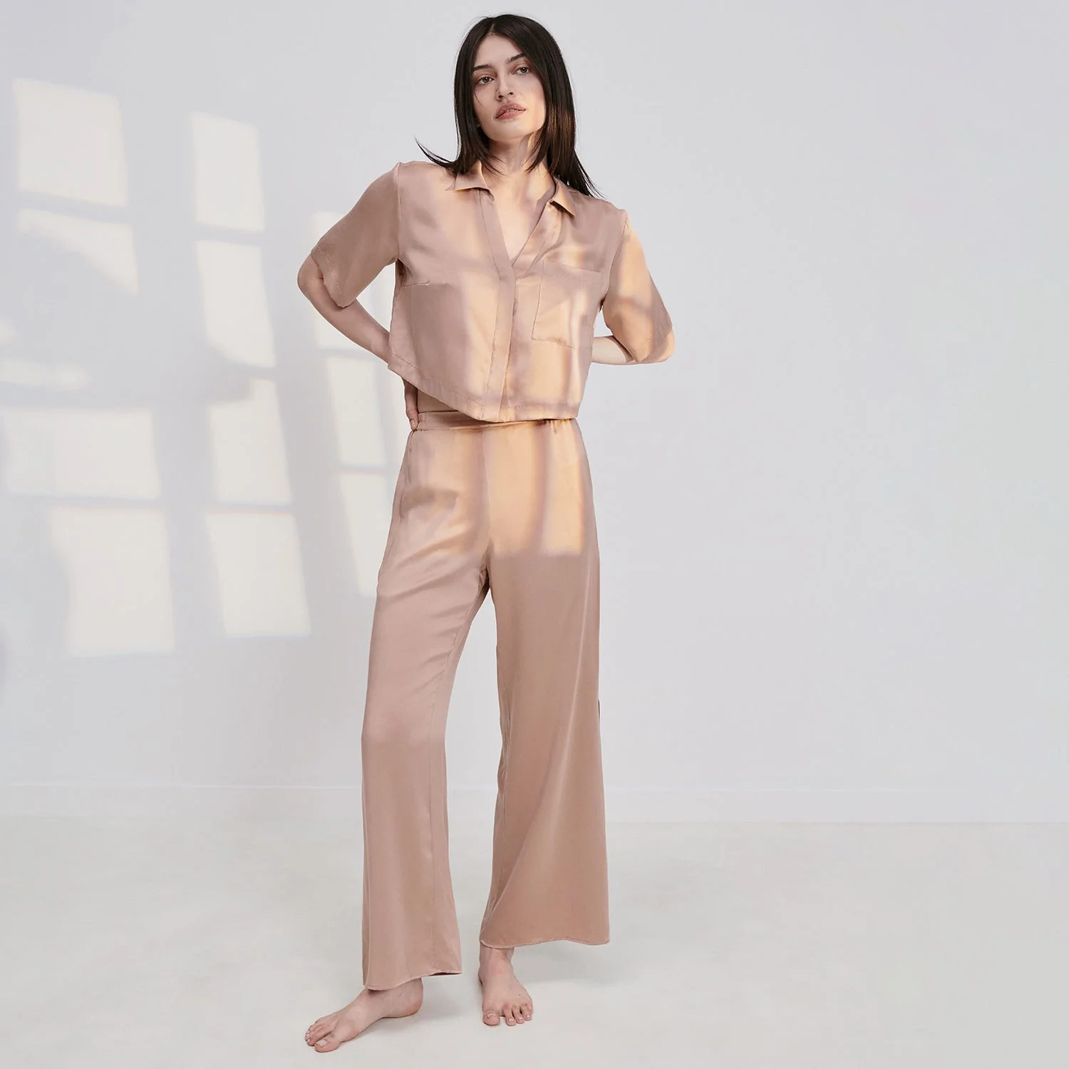 Washable Silk High Rise Pant Set - Lunya | Lunya